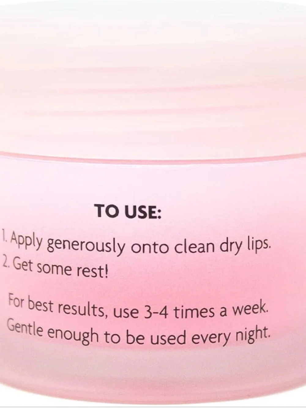 Crème Shop Overnight Lip Therapy Masque in the Sweet Berries scent